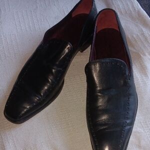 Dolce & Gabbana Black Leather Men's Loafers